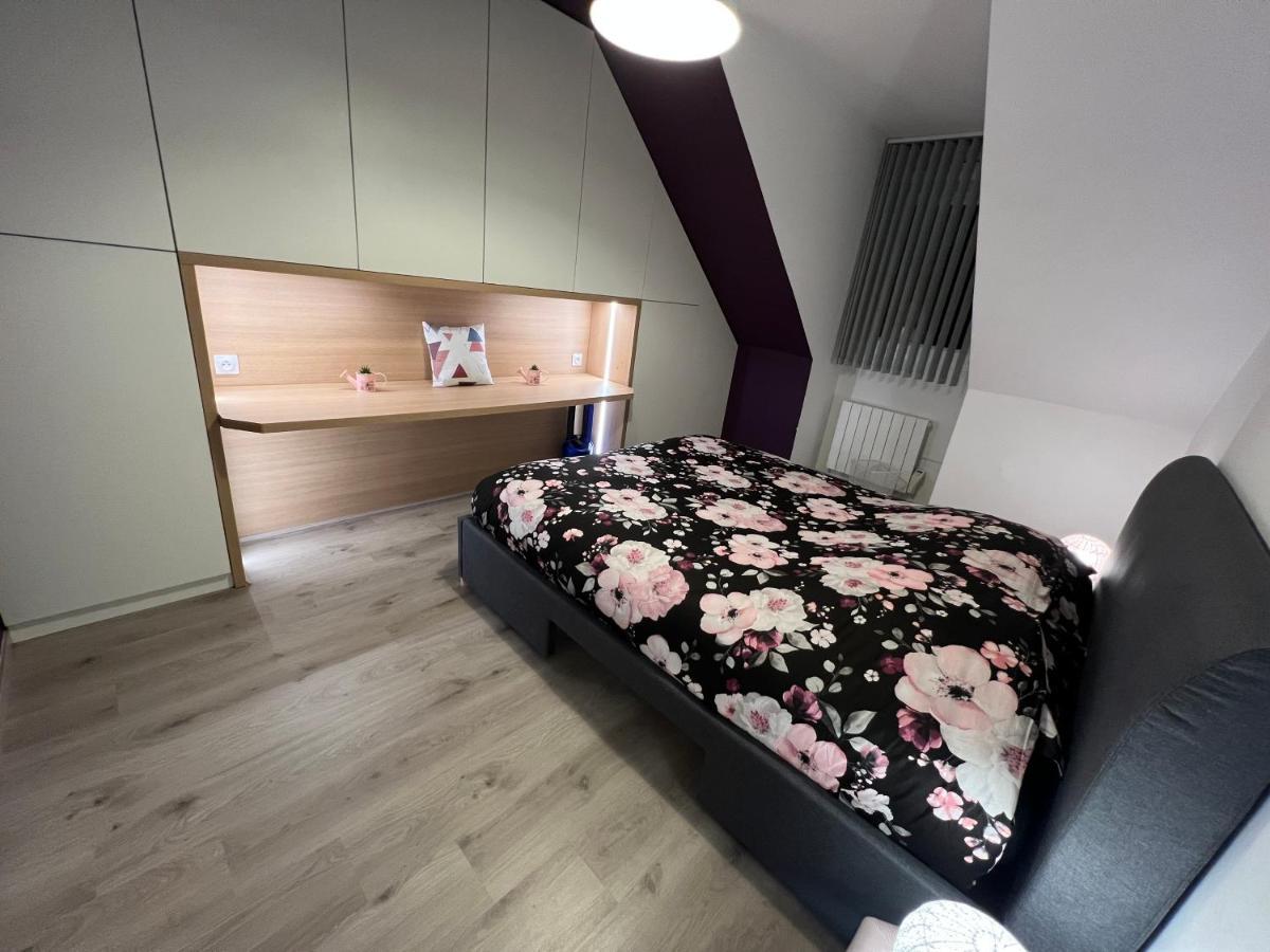루앙 T3 Flat Moderne Sur 2 Etages Metro Parking Free Entrance Autonome 아파트 외부 사진