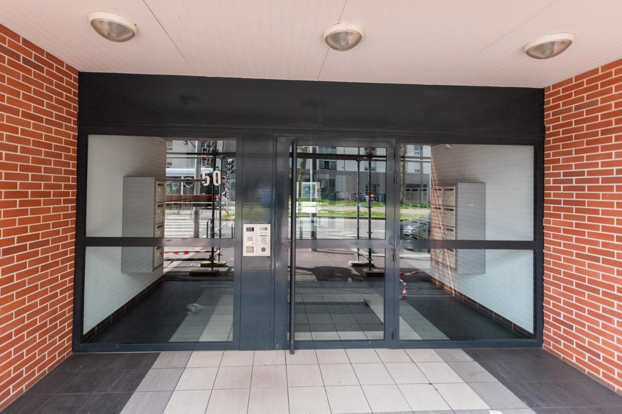 루앙 T3 Flat Moderne Sur 2 Etages Metro Parking Free Entrance Autonome 아파트 외부 사진